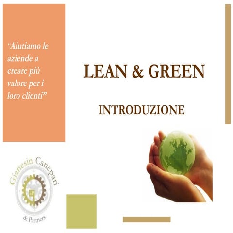 12_04_19Introduzione ala metodologia Lean & Green