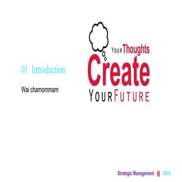 01 introduction to strategic management 2014