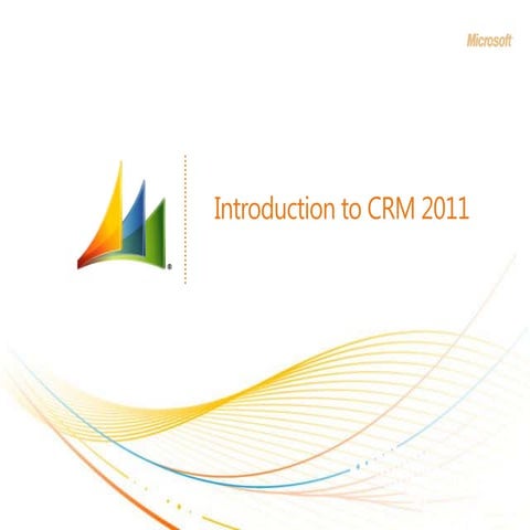 Intro to crm 2011