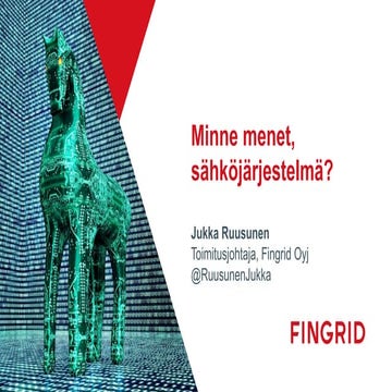 Minne menet sähköjärjestelmä?