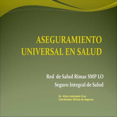  ley aus y normas complementarias