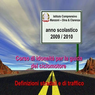 Corso Patentino - lezione 1a