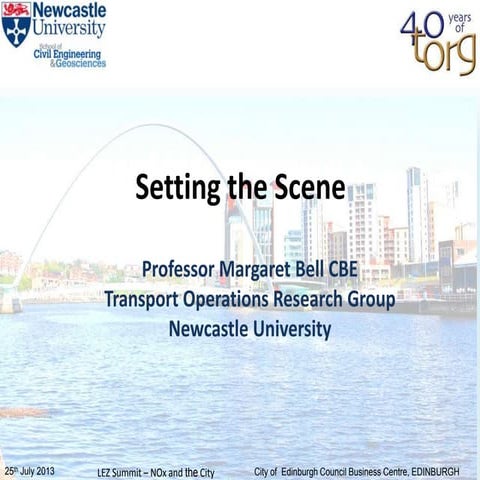 NOx and the City - Setting the scene