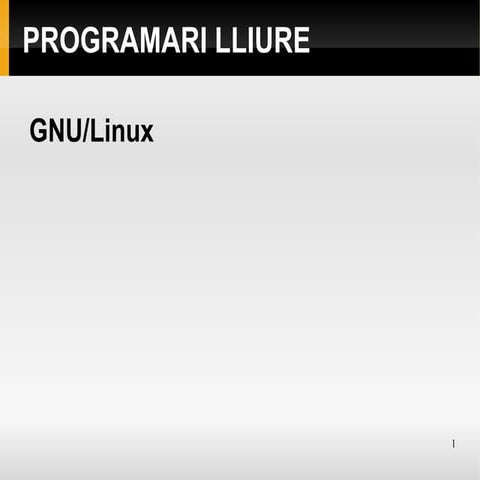 Distribucions linux | ODP