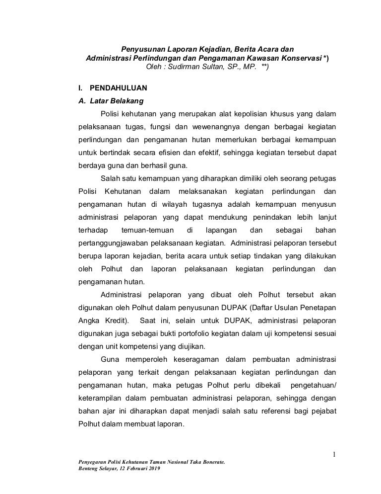 Contoh Laporan Patroli Security Via Wa Nusagates