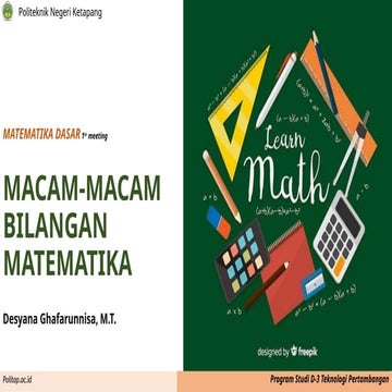macam macam bilangan matematika diagram
