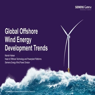 Global Offshore Wind Energy Development Trends and Future Outlook | PDF
