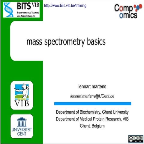 BITS - Introduction to Mass Spec data generation