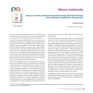 Asma en el niño y adolescente (cont...