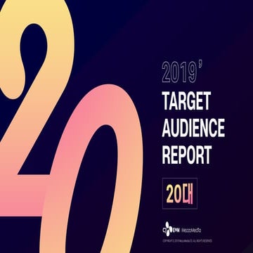 [메조미디어] 2019 타겟오디언스 리포트_20대