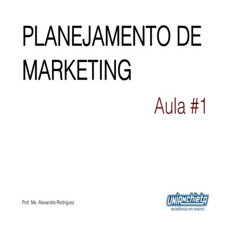 Plano de comunicação e Plano de marketing | PDF