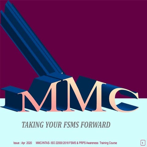 Introduction Requirements and Documentation Training ISO 22000_rs 184 haccp_m...