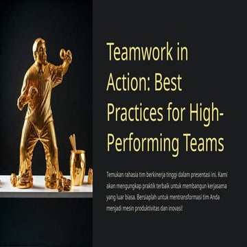 The Best Performing Team, Best Practices Performing Teams