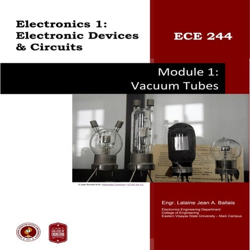 VACCUM TUBE and its work of computer /// | PDF