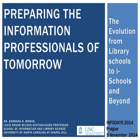 Preparing the Information Professionals of Tomorrow / Barbara B. Moran
