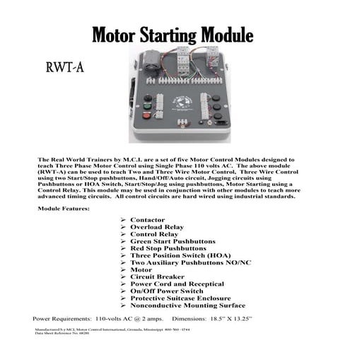 01 motor starting module_rwt-a