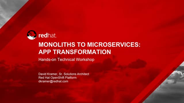 App Mod 01: Moving existing apps to the cloud