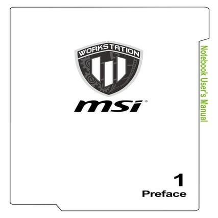   MSI WS72 Workstation (Intel Xeon) Service Manual PDF (English) 