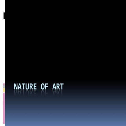 01 nature of art
