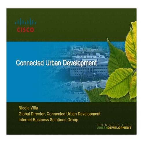 Nicola Villa - Connected Urban Development program update