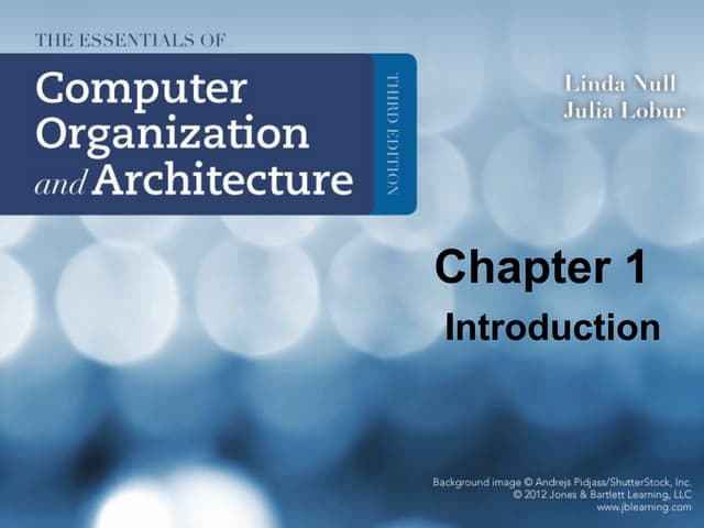 Introduction to Computer organization and architecture