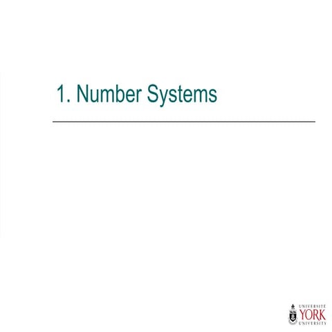 01.Number Systems | PPT