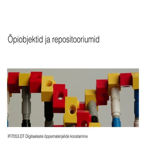 Õpiobjektid ja repositooriumid