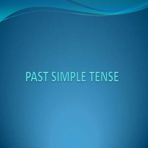 01 past simple regulars grammar explanation