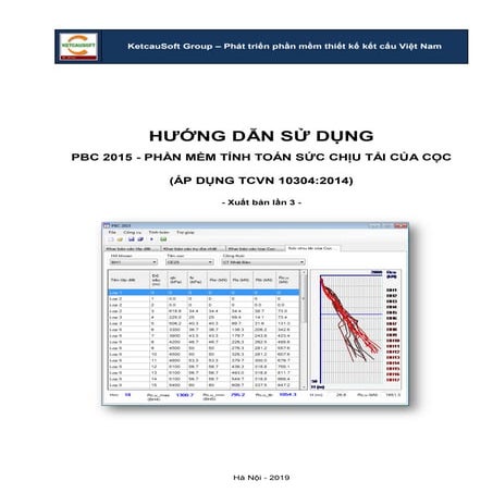 PBC 2015 Tính toán sức chịu tải của cọc