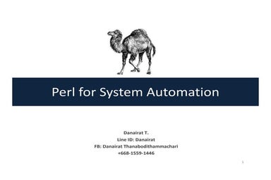 Perl for System Automation - 01 Advanced File Processing