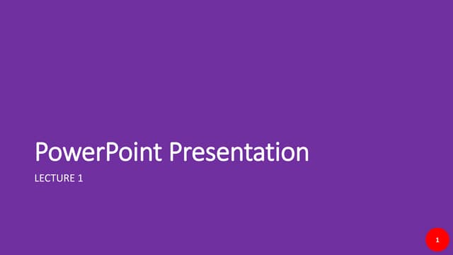 PowerPoint Presentation Part 1
