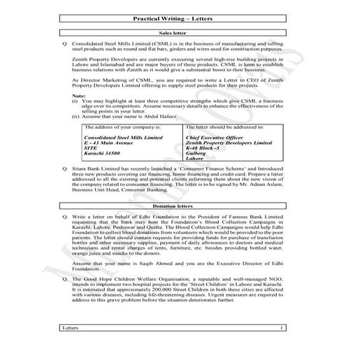 01 practical writing all letters | PDF