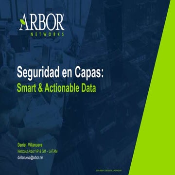 Seguridad en Capas: Smart & Actionable Data