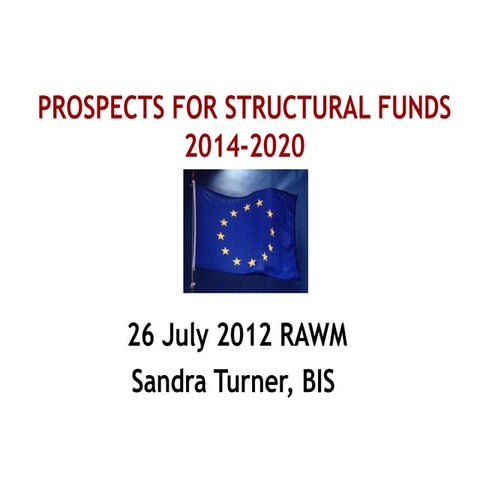 Prospects for Structural Funds 2014-2020