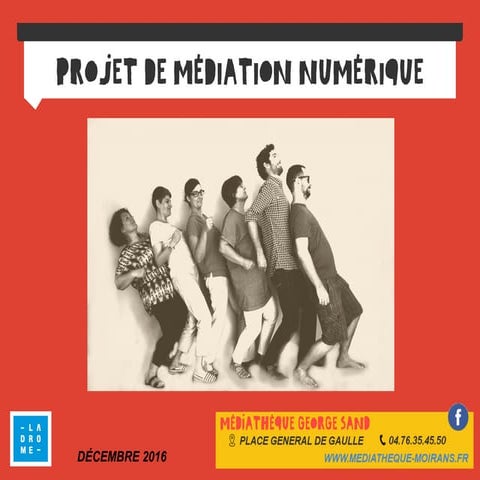 Projet de médiation numérique de la médiathèque George Sand de Moirans