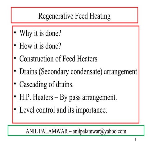 01 regenerative feed heating