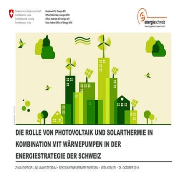 Die Rolle von Photovoltaik und Solarthermie in Kombination mit Wärmepumpen fü...