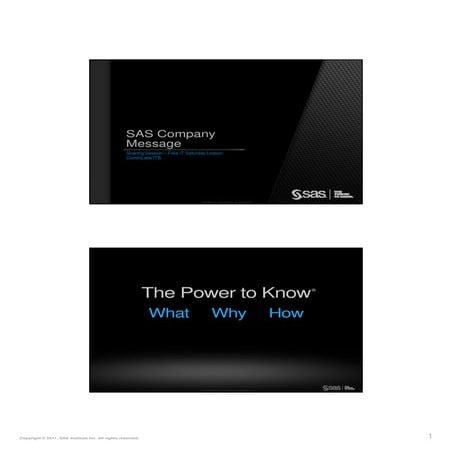 01 sas company message   fsl comm labs itb