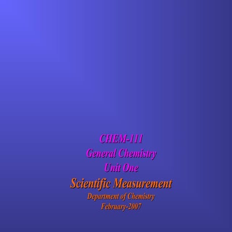 01scientific measurement