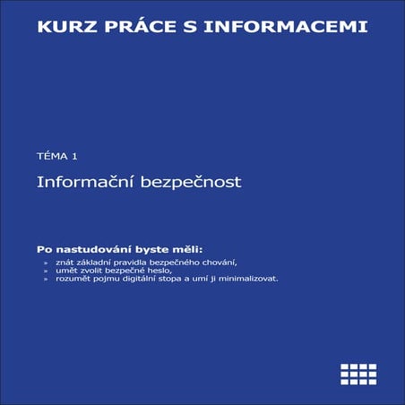 Informační bezpečnost