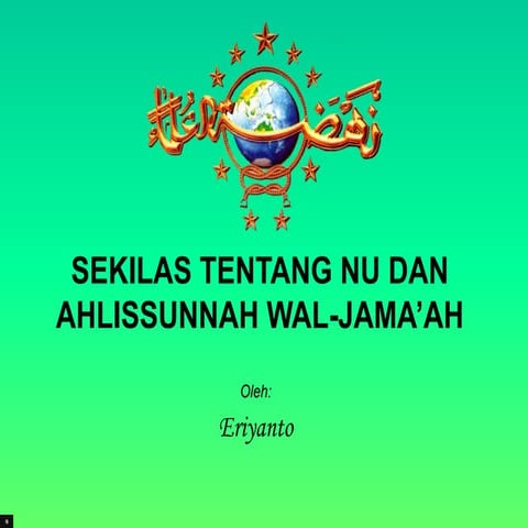 01 sekilas tentang ahlissunnah wal  jama’ah