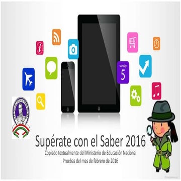 Supérate con el Saber tercer grado 2016
