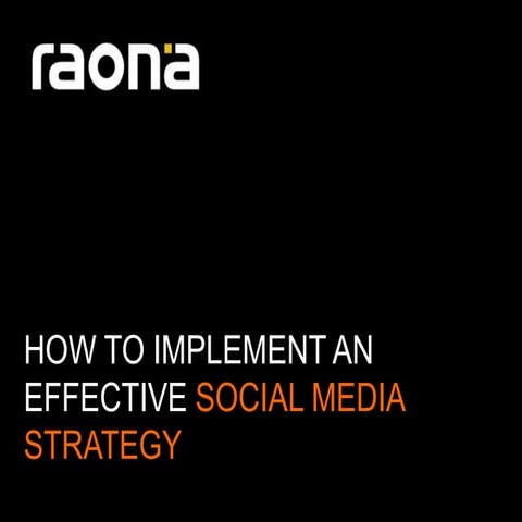 SharePoint 2012_How to implement an effective social media strategy