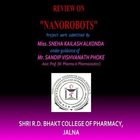 nanorobots by sneha
