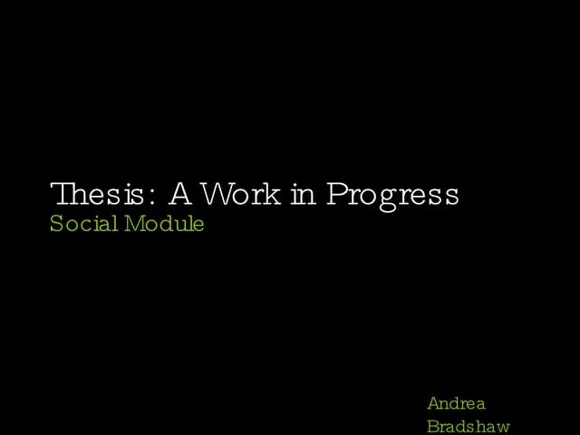 module 01: social