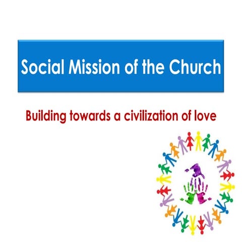 01 social mission of the church