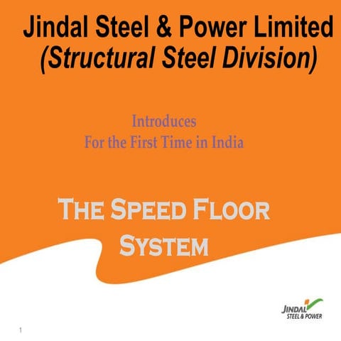 presentation on  speedfloor system