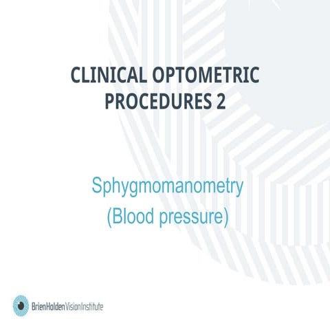 01 Sphygmomanometry for alied health pptx