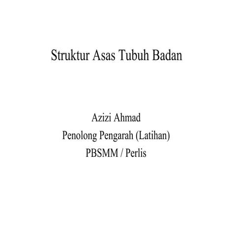 01 struktur asas badan pbsm
