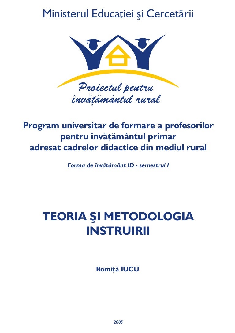 01 Teoria Instruirii R Iucu
